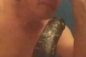 a daddy sit on ten inches dildo 8808