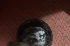 Cumming and didnt want to waste it