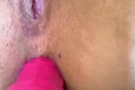 Playing with my holes and toys