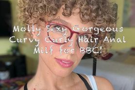 Molly Sexy Gorgeous Curvy Curly Hair Anal Milf for BBC
