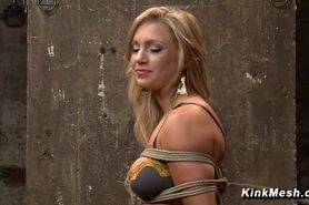 Cameron Dee and Claire Adams Extreme BDSM Wax Bondage S