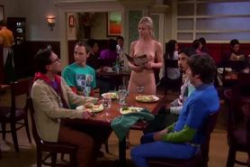 Big Bang Theory where Penny serves the boys Naked