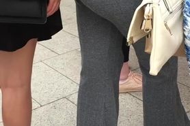 Big ass grey pants