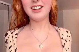 Gorgeous teen Zoe showing off her beautiful tits
