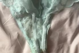 aquamarine panties crotch play