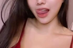 Asian Hinting At You To Suck Her Tits