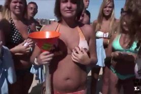 Emily Voelkel and Elizabeth Ann Kalakuntla flash tits