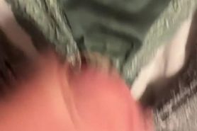 Wank and cum on used panties and socks