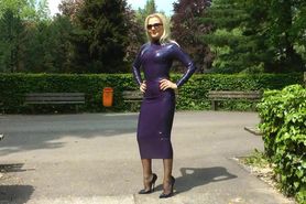 Heike Feish queen Latexdress