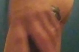 a gay man sit on big dildo 5377