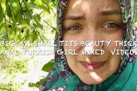 Big Ass Beauty Turkish Girl Anal Cucumber Insertion at 