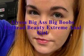Alyssa Big Ass Big Boobs Redhead Beauty Extreme Anal Gi