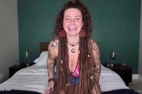 Big Titty PAWG Hippie Fucks A Fan