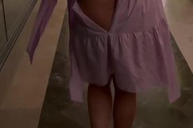 Jane being an exhibitionist