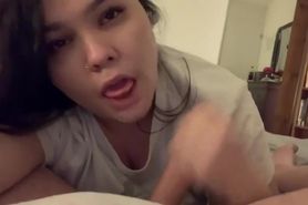 Blowjob and cum in mouth