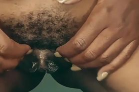 Super Hot Masked Nairobi Ebony Sexy Body Hairy Pussy II