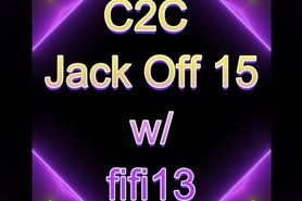 C2C Jack Off 15 With fifi13