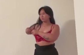 Slutty asian women pantyhose strip tease