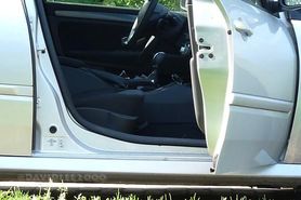 german daddy playing in car