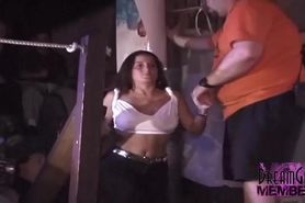 Stuart Andriolo shows off her tits spring break