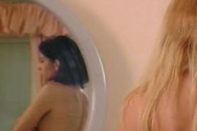 2 teen lesbian on bed 7654