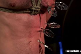 Colby Jansen and Donnie Argento Intense Leather Dungeon