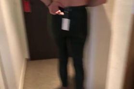 Lederlady T gruene Lederleggins kplt