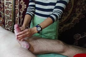 CFNM erection exhibitionist waxing penacial pt 1