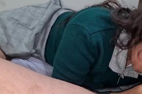 Big-Tit Latina Co-Ed Loves BDSM  Orgasms After Class