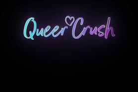 Adalind Gray and Amelia Ivory enjoy a strap on