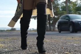 Harper Maddoxx Gets Doubel Anal Gang Banged in the Van