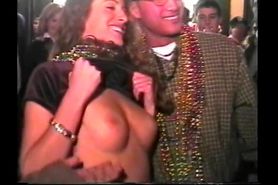 Allie Mcdeal Hollander shows it all at mardi gras