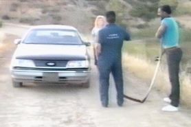 Outdoor Threesome Nina Hartley