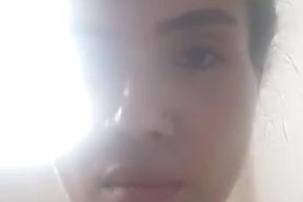 Mature asian riding a dildo