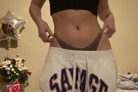 Ginger Striptease Babe Porn