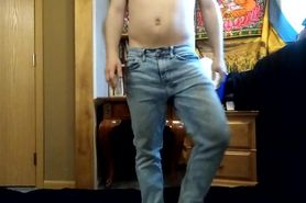 a gay man pissing jeans 1420