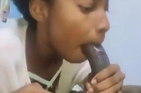shy teen sucks and swallows