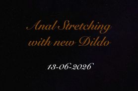 Ashole stretchen with buttplugs and dildos and a new hu