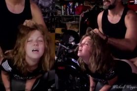Biker Babe Buttfucked over Bike