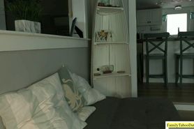 Lactating Mom Helping Her Son With His Strange Fetish