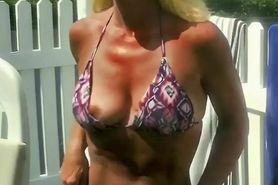 My neighbors like to visit