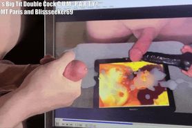 2 Cocks Cumming to Donna with Blissseeker69