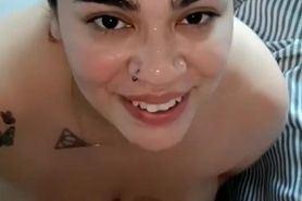 Carito82012 corrida en la cara