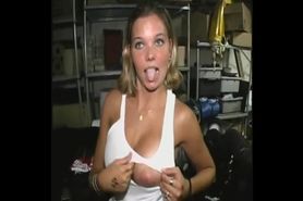 Trisha Hill Benzine shows off her fakies for the contes