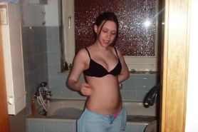 AI generated - Jeune femme dans son bain