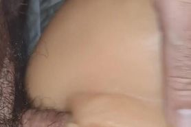 Fucking my rubber sex toy in the hot tub