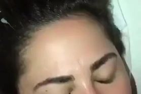 Brazilian wife facial