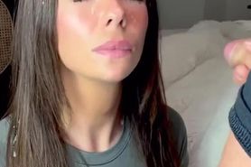 Nice amateur facial