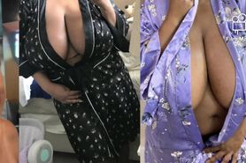 Neighbor comes over to watch video with me