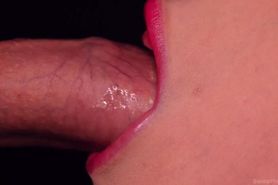 Upside Down Blowjob in Ultra Close Up